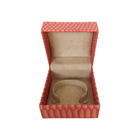 Μικρά ροζ άκαμπτα χαρτόνια Λούξουζ κουτιά δώρων Φορητό βραχιόλι συσκευασία Προσαρμοσμένα κοσμήματα