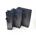 Προσαρμοσμένη 3 λεπτά Εξαιρετική Μοναδική Χαρτί Χαλκού μπλε τσάντα για πολυτελή συσκευασία δώρο