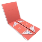Ρόδινα κιβώτια δώρων πολυτέλειας Papercard που τίθενται για τα γενέθλια γαμήλιων βαθμολογήσεων
