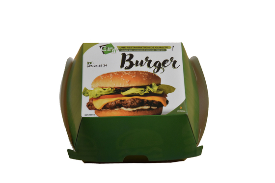 Αγορά Burger κόμματος κιβωτίων FSC ζαρωμένα ένα κομμάτι Mailer μίνι κιβώτια online manufacture