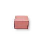 Ροζ διπλώσιμο μαγνητικό εξαιρετικό κουτί δώρων ανακυκλωμένα χαρτόνια κουτιά δώρων