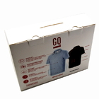 PVC + σαφής συσκευασία κιβωτίων παραθύρων Artpaper για τις κάλτσες μπλουζών