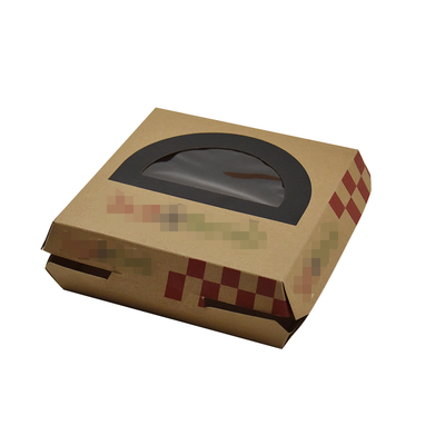 Προσαρμοσμένα χάρτινα κουτιά Takeout για χάμπουργκερ και πίτσες - Δοχεία τροφίμων